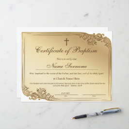 Dopbevis, Barnvälsignelse