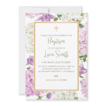 Dopceremoni inbjudningar för flickor dop