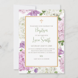 Dopceremoni inbjudningar för flickor dop