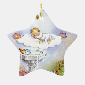 Dopchristeningbebis Julgransprydnad Keramik
