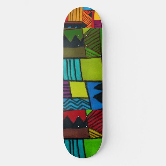 Dope 90's mini skateboard bräda 18,7 cm (Framsida)