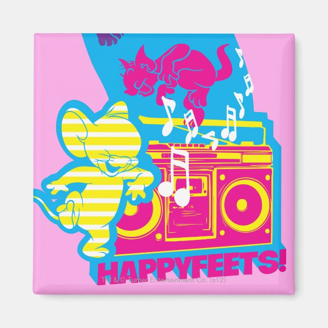 Dope Beats Lycklig Feets Magnet (Framsidan)