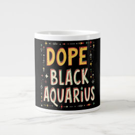 Dope Black Aquarius Jumbo Mugg