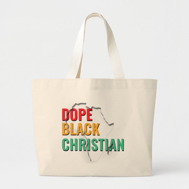 Dope Black Christian Jumbo Tygkasse (Framsidan)