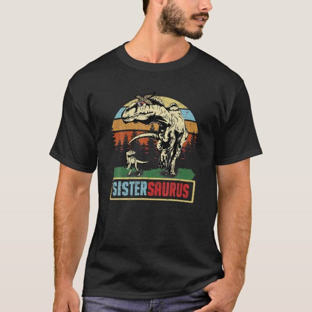 Dope Black Mamasaurus Rex Dinosaur Funny Family Mo T Shirt (Framsida)