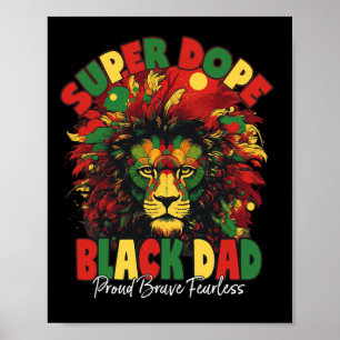 Dope Black Pappa Black History Month Poster