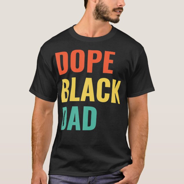 Dope Black Pappa T Shirt (Framsida)