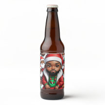 Dope Santa Ölflasketikett