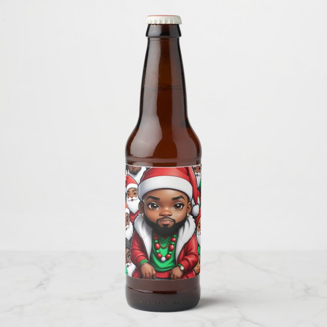 Dope Santa Ölflasketikett Ölflaska Etikett (Framsida)