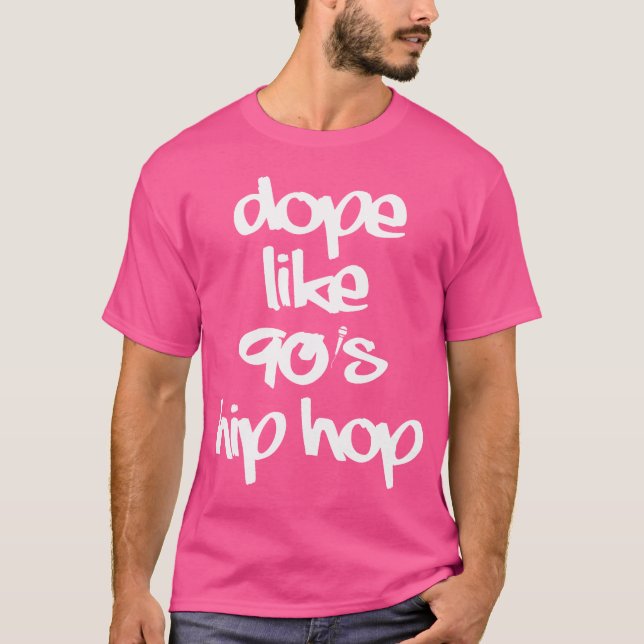 Dope som 90 Hip hop Funky Urban Graffiti T Shirt (Framsida)