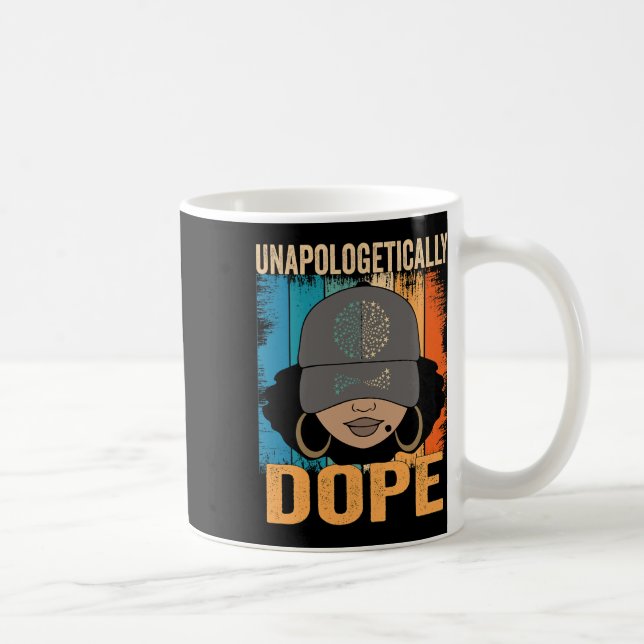 Dope Women Black History Månad juni 1911 Kaffemugg (Höger)