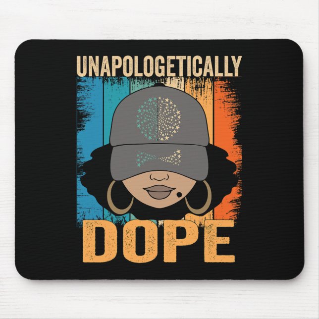 Dope Women Black History Månad juni 1911 Musmatta (Framsidan)