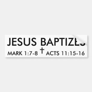 "DÖPER JESUS" bildekalet Bildekal