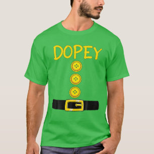 Dopey Dwarf Halloween Costume Färg Matching Dopey T Shirt