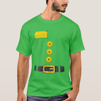 Dopey Halloween Dwarf Costume Färg matchande för K T Shirt