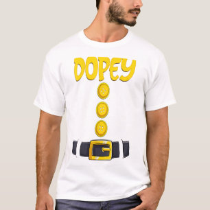 Dopey Halloween Dwarf Costume Färg Matching T Shirt