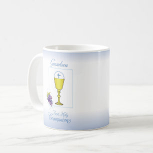Dopfadder första kommunion, kalk med hostia kaffemugg