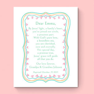 Dopgåva Farmor Bönen Nurseries Väggkonst