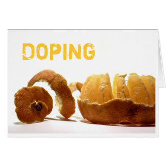 Doping Hälsningskort