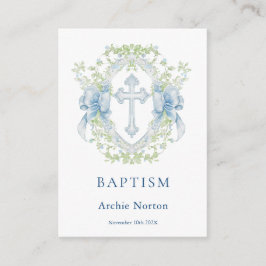 Dopkors Krön Greenery Baby Pojke Tilläggskort