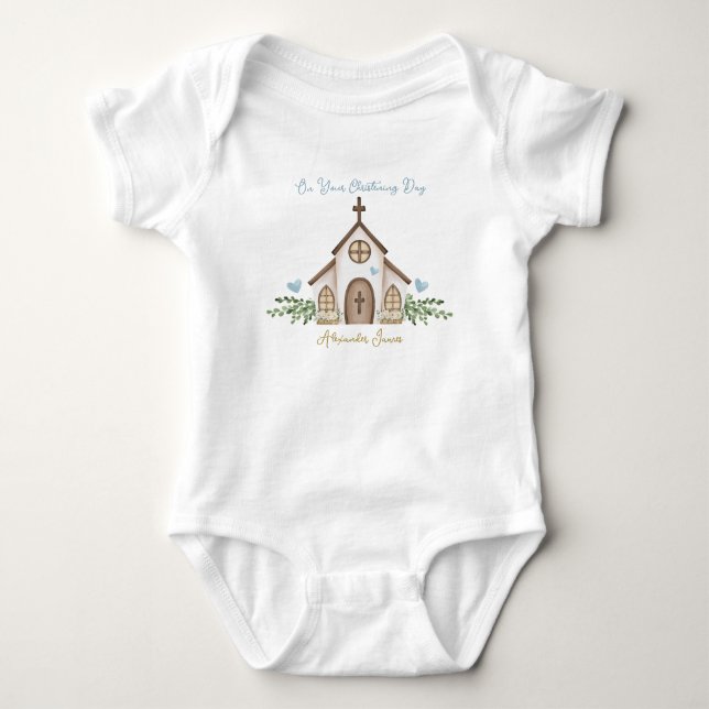 Dopkyrka Eucalyptusblad T-Shirt (Framsida)