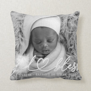 Dopning Enkel Elegant Modern Hjärt Baby Foto Kudde