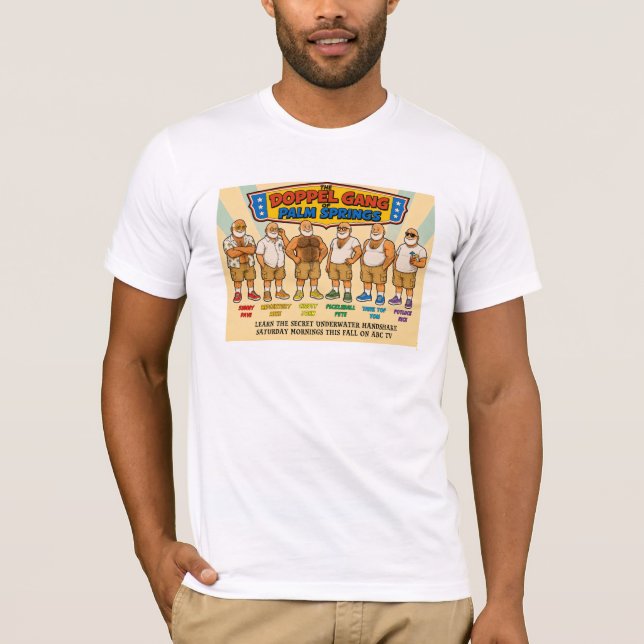 Doppel Gang Palm Springs T-Shirt (Framsida)
