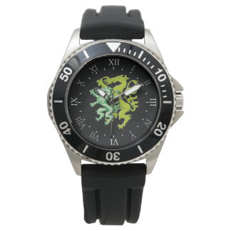 Doppel Panther Illustration Steiermark Österreich Armbandsur