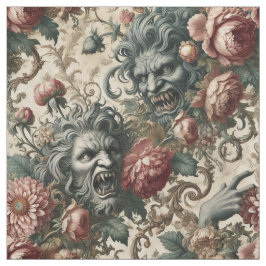 Doppelganger Malevolence - Gothic Påstående Tile Tyg