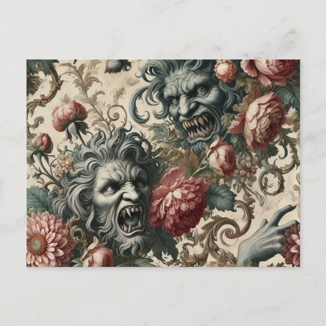 Doppelganger Malevolence - Gothic Victorian Helg Vykort (Framsida)