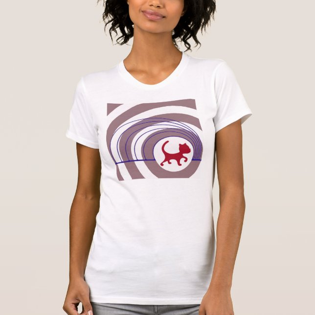 Doppler Cat T Shirt (Framsida)