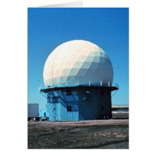 Doppler Weather Radar Station - Norman Hälsningskort
