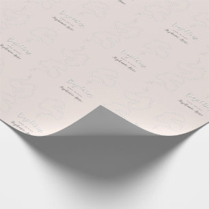 Dopradband på rosor presentpapper