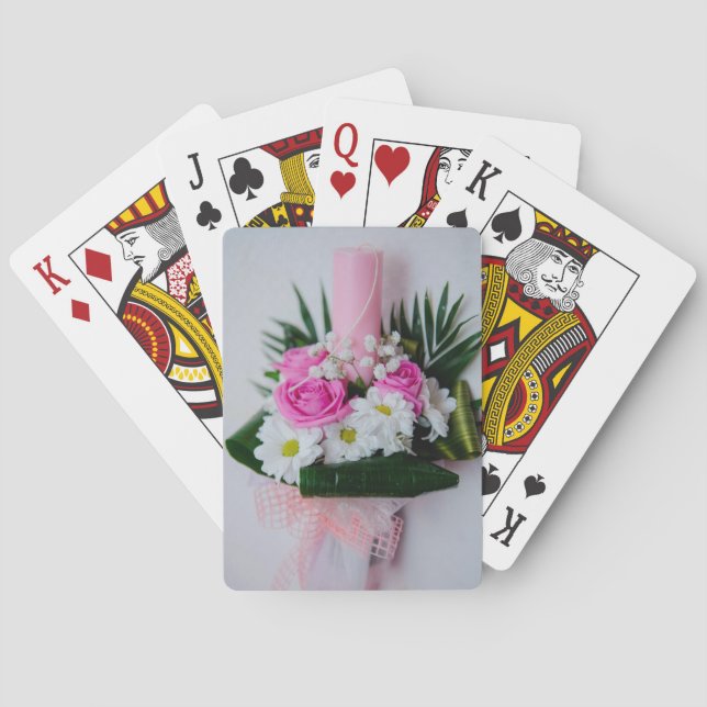 Dopstearinljus Spel Kort (Baksidan)