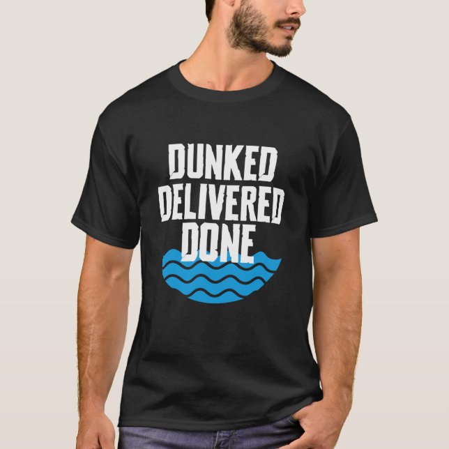 Döpt Levererad Gjort Dop Kristen T Shirt (Framsida)