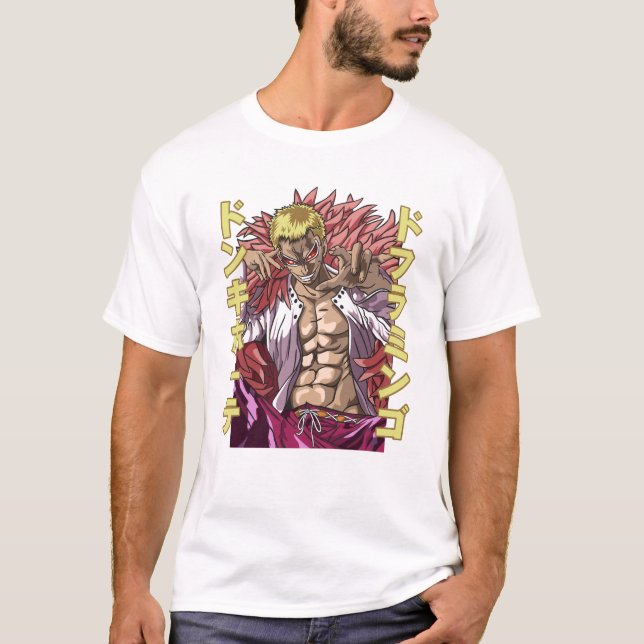 Doquixote Doflamingo T Shirt (Framsida)