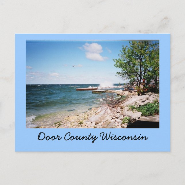 Dor County Wisconsin vycard Vykort (Framsida)