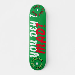 DÖR DU? MAD? 7 3/4-tums Skateboard-däck Mini Skateboard Bräda 18,5 Cm