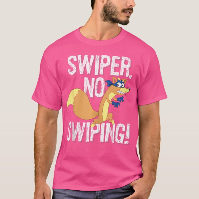 Dora Utforskaren Swiper Inget Snattande Räv T Shirt (Framsida)