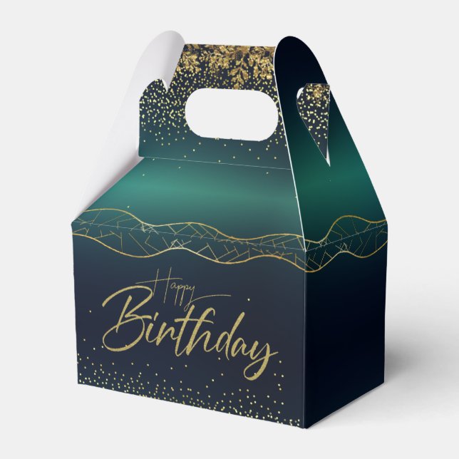 dorado  con turquesa para cumple   presentaskar (Framsidan Sidan)