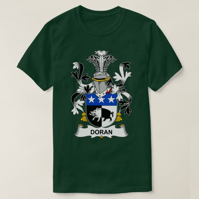 Doran Coat of Arms Family Crest  T Shirt (Design framsida)