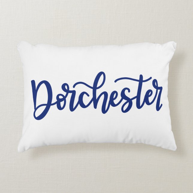 Dorchester Daety Scripts Pillow Prydnadskudde (Framsidan)