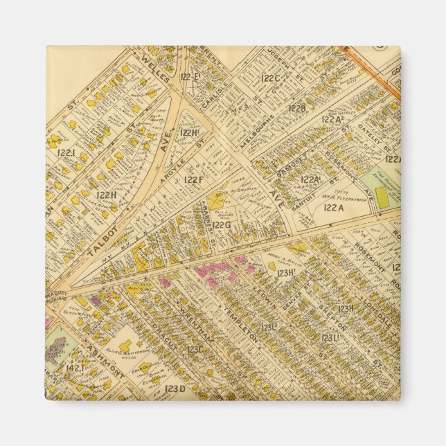 Dorchester, Massachusetts 2 Magnet (Framsidan)