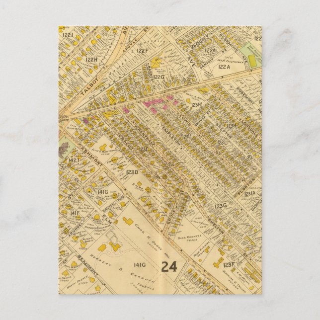 Dorchester, Massachusetts 2 Vykort (Framsida)