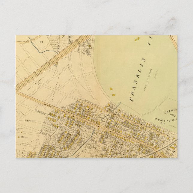 Dorchester, Massachusetts Vykort (Framsida)