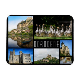 Dordogne Landcapes kollage resefoto Magnet