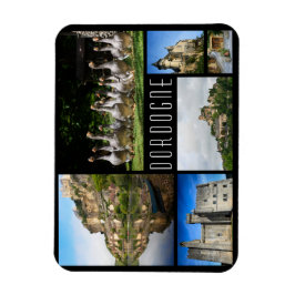 Dordogne Landcapes kollage resefoto Magnet