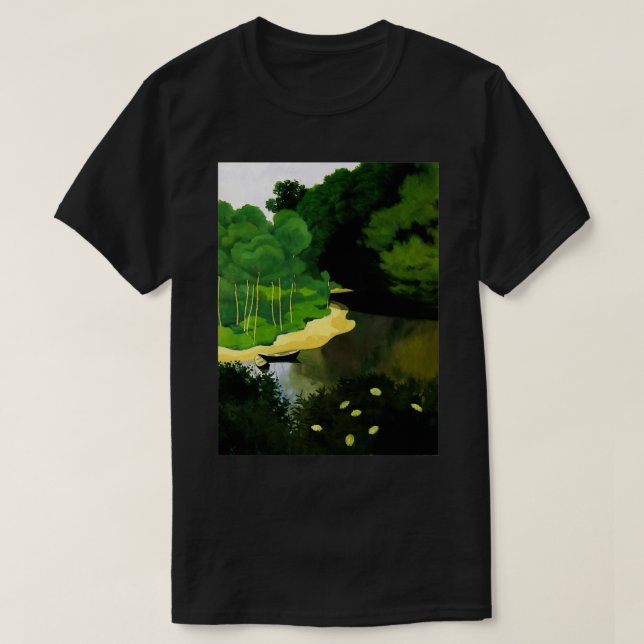 Dordogne med renac av Felix Vallotton 1925 T Shirt (Design framsida)
