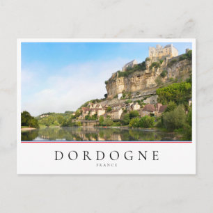Dordogne River and Beynac-et-Cazenac, Frankrike Vykort