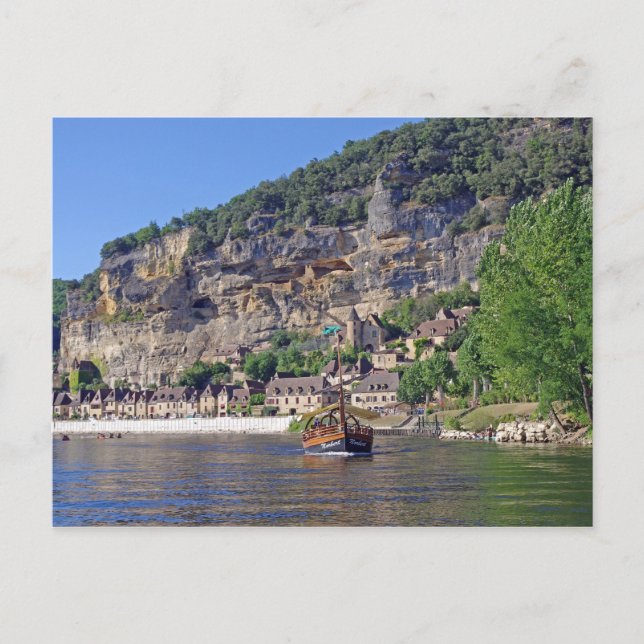 Dordogne River Frankrike-vykort Vykort (Framsida)